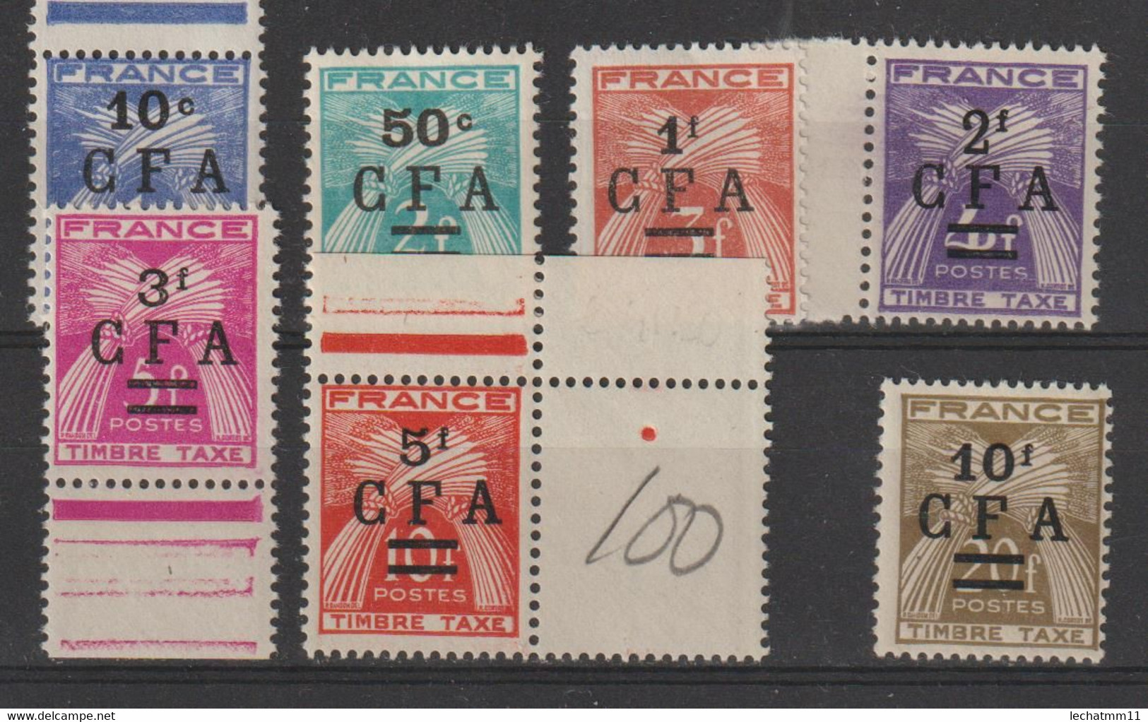 Réunion Timbres  Taxe - Timbres-taxe