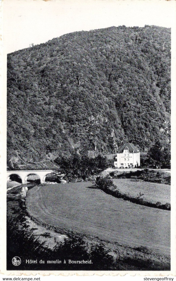 Luxembour Bourscheid Hotel Du Moulin Nature Paysage Montagne Pont Batiment Edifice Kremer - Burscheid