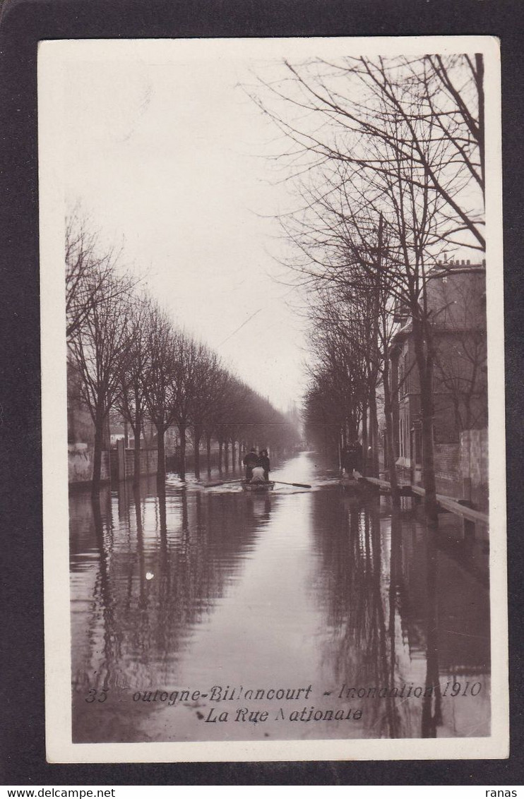 CPA [92] Hauts De Seine Boulogne Billancourt Inondations Non Circulé - Boulogne Billancourt