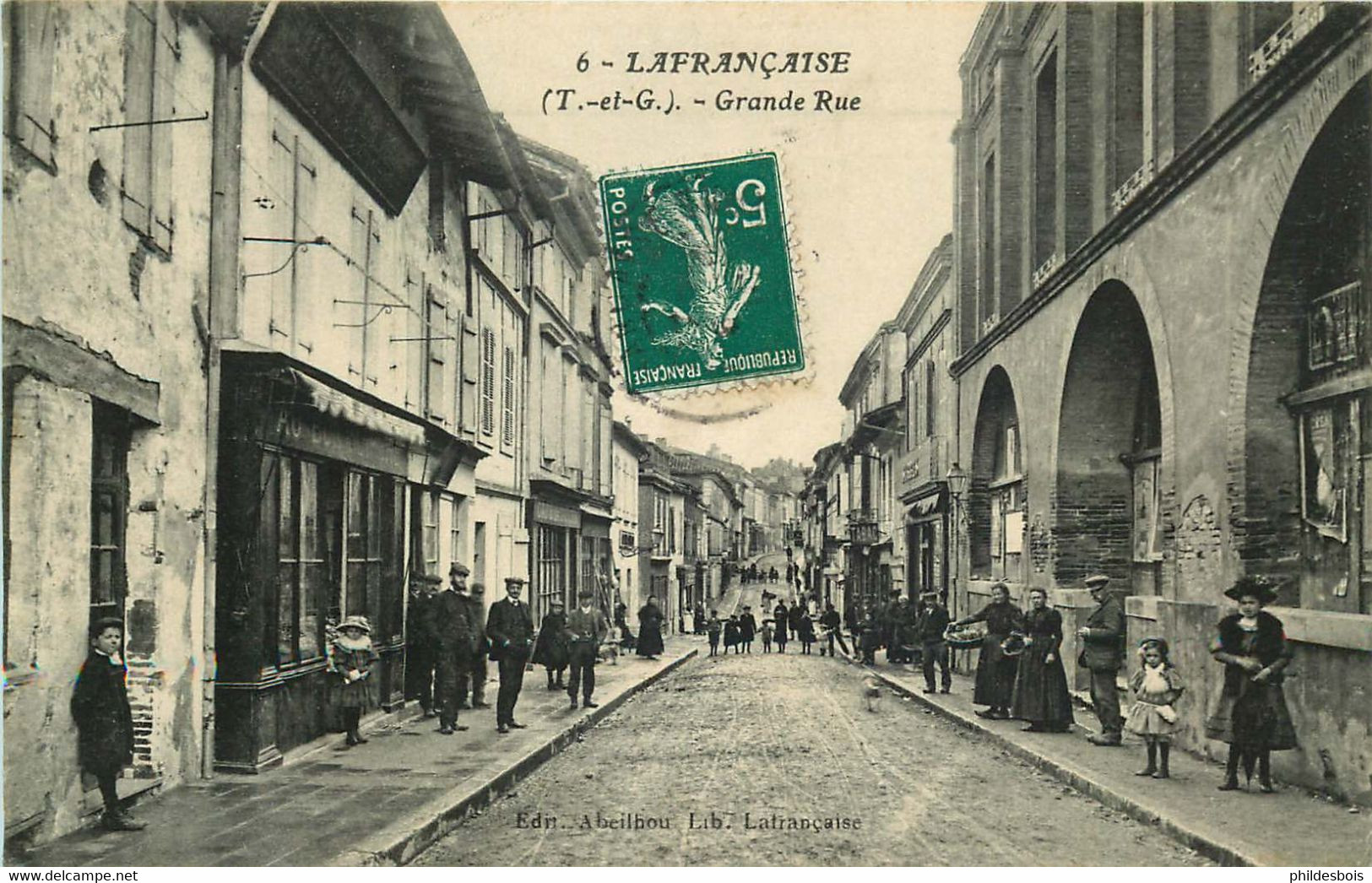 TARN ET GARONNE  LAFRANCAISE  Grande Rue - Lafrancaise