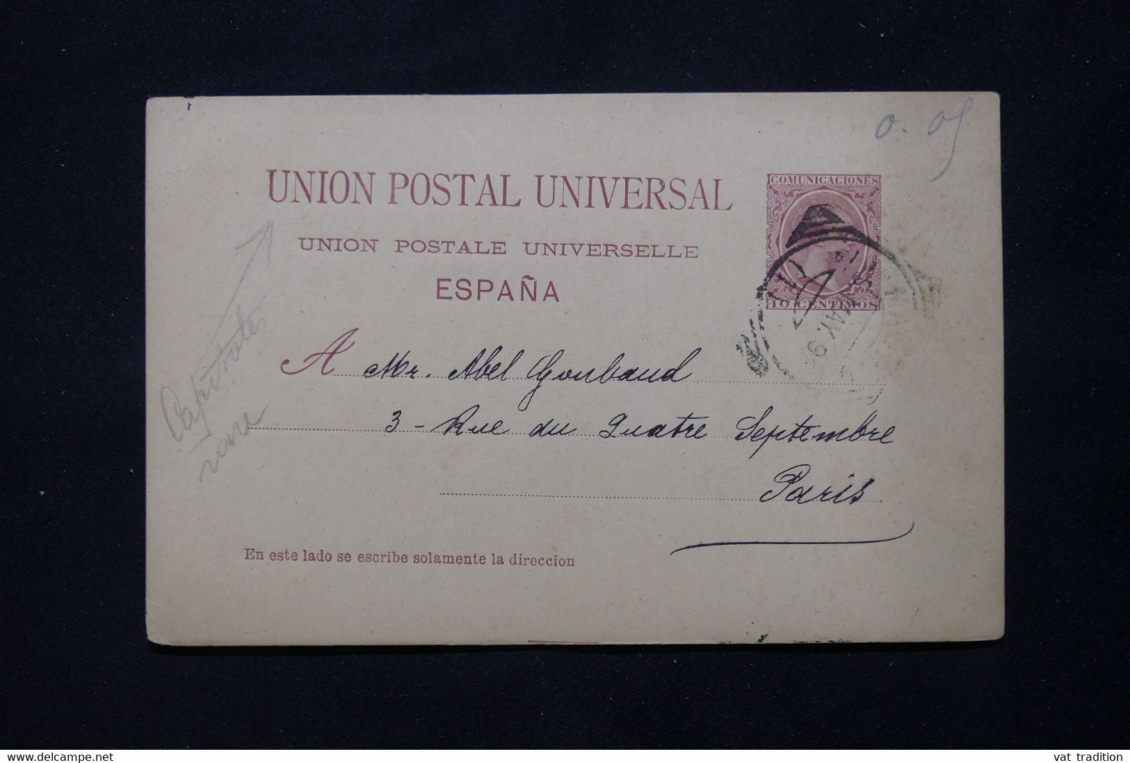 ESPAGNE - Entier Postal De Madrid Pour Paris En 1892 - L 78339 - 1850-1931