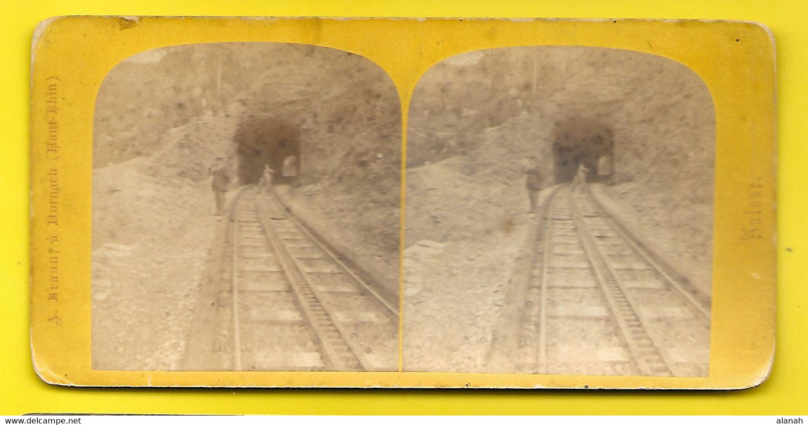 Tunnel Du Chemin De Fer Du Rigi Suisse (SZ) - Stereo-Photographie