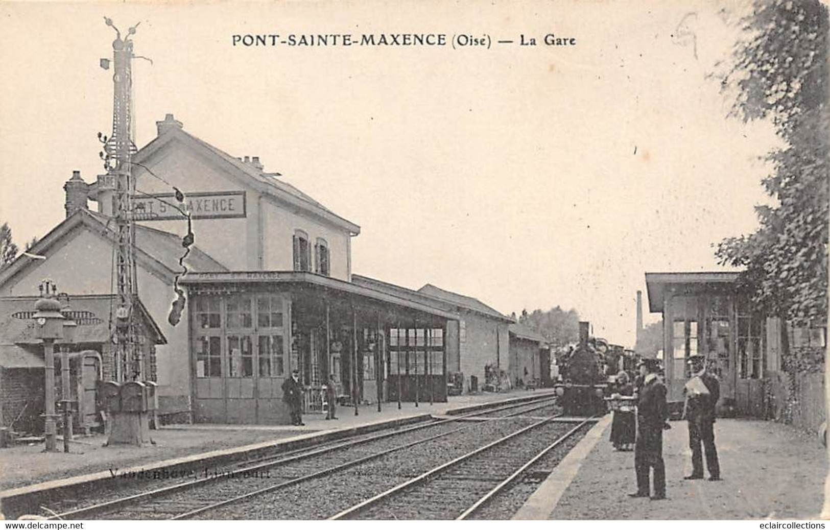 Pont Sainte Maxence       60         Intérieur De La Gare      - 1 -   (voir Scan) - Pont Sainte Maxence