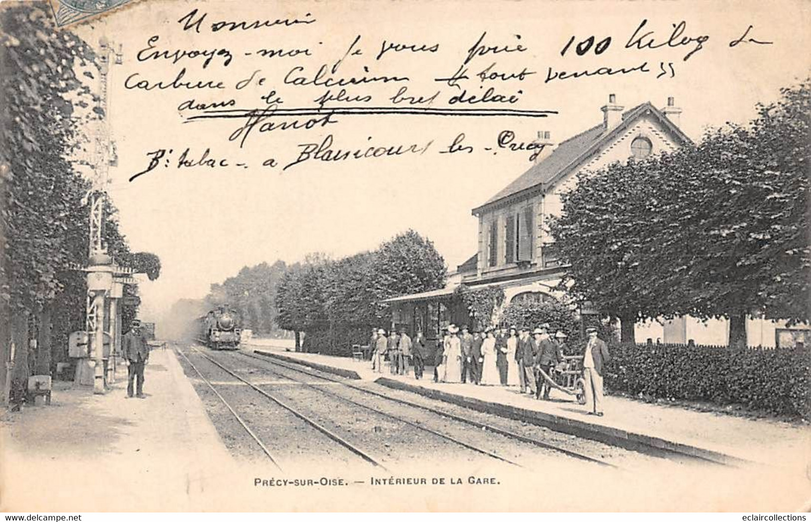 Précy-sur-Oise         60          Intérieur De La Gare       - 1 -        (voir Scan) - Précy-sur-Oise