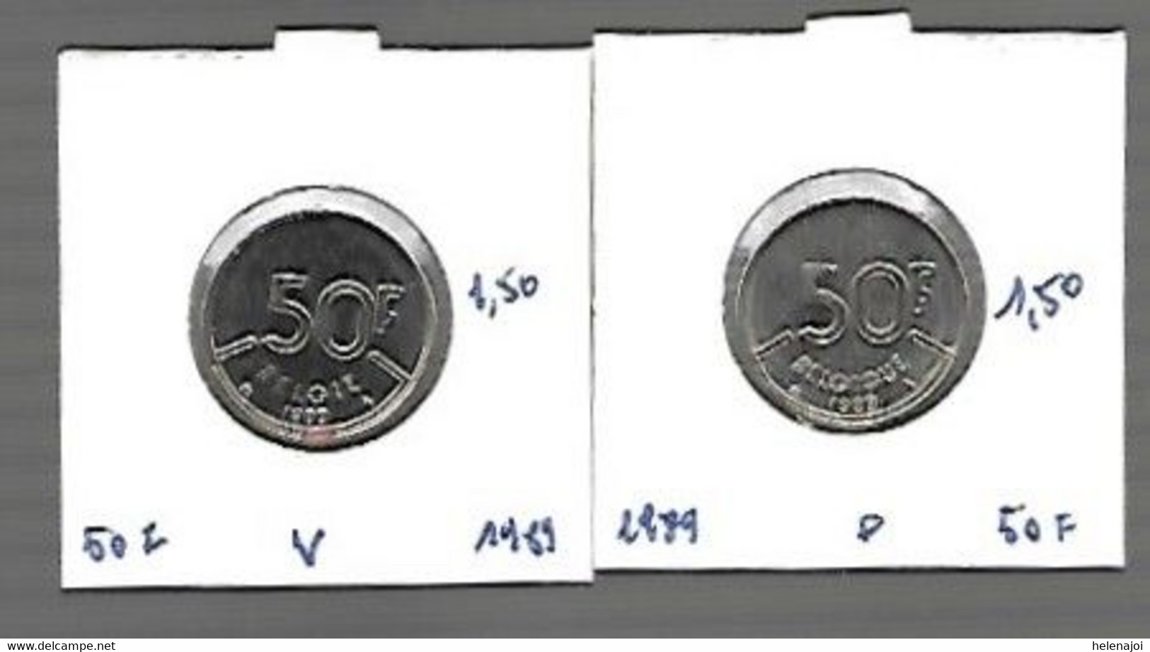50 Francs Nickel Pur Baudoin - 50 Francs