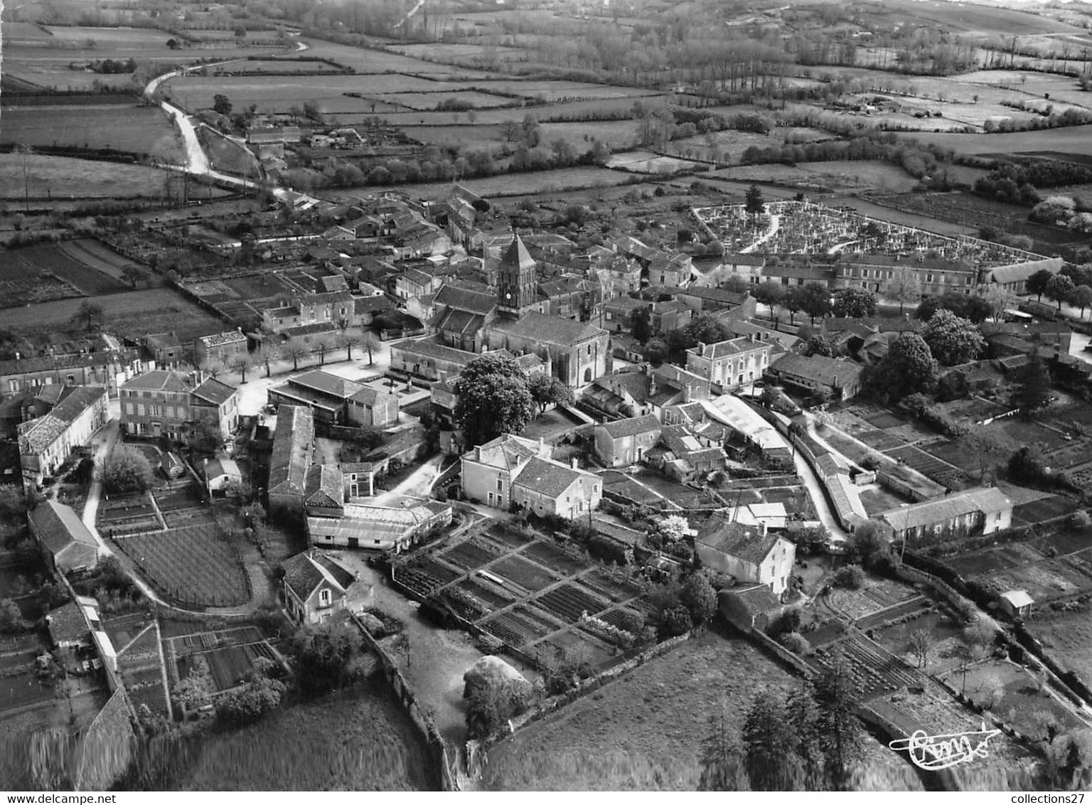 85-SAINT-HILAIRE-DES-LOGES- VUE GENERALE AERIENNE - Saint Hilaire Des Loges