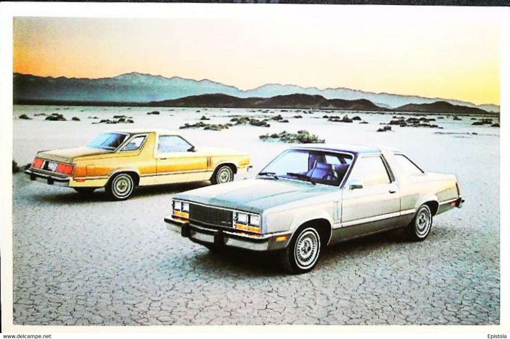 ► MERCURY Zephyr 1980's - MORRIS LINCOLN Garage CANTON Ohio  - Automobile Publicity (Litho.U.S.A) Roadside - American Roadside