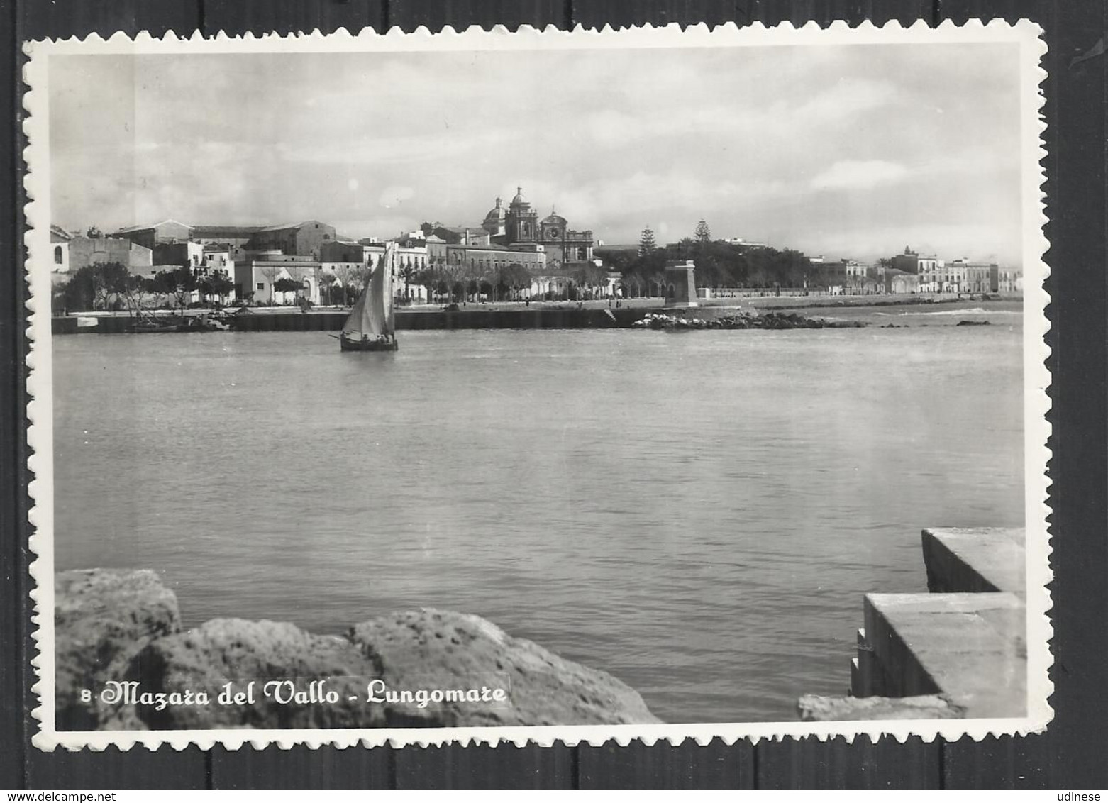 MAZARA DEL VALLO (TRAPANI) 1954 - LUNGOMARE - Mazara Del Vallo