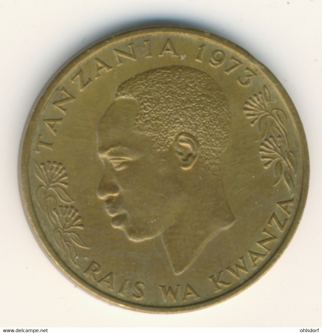 TANZANIA 1973: 20 Senti, KM 2 - Tansania