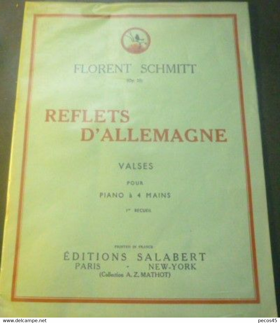 VALSES D'ALLEMAGNE - Florent SCHMITT (Opus 28) - Pour Piano à 4 Mains. - S-U