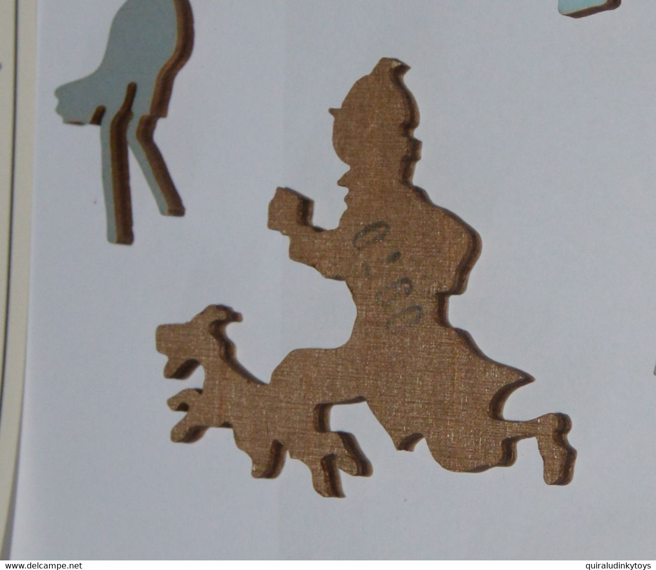 TINTIN "LOUPE" RARE PUZZLE EN BOIS SERIE NUMEROTEE 970/1000 Complet Et En Bon état - Puzzles