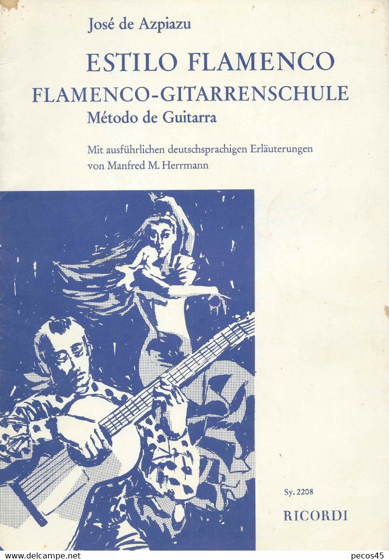 ESTILO FLAMENCO : Flamenco Gitarrenschule - Método De Guitarra. - Textbooks