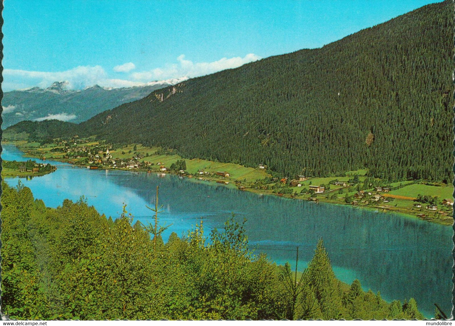 Österreich / KÄRNTEN, Übersichtskarte WEISSENSEE - Weissensee