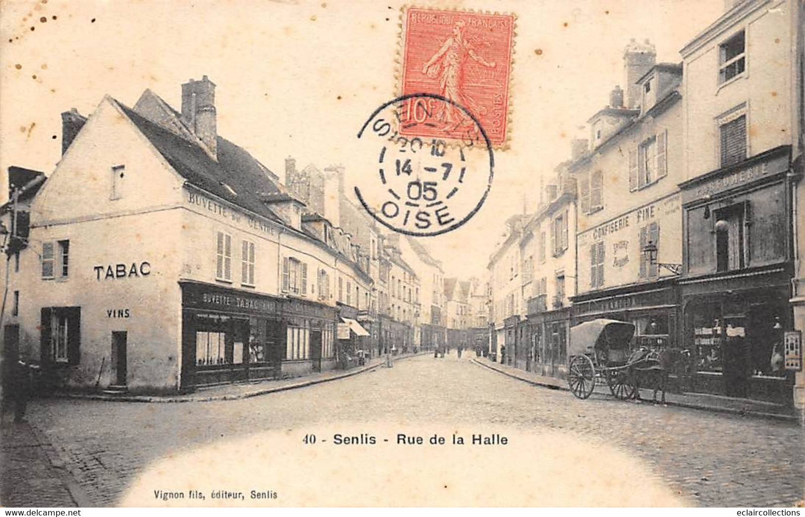 Senlis        60         Rue De La Halle    (voir Scan) - Senlis