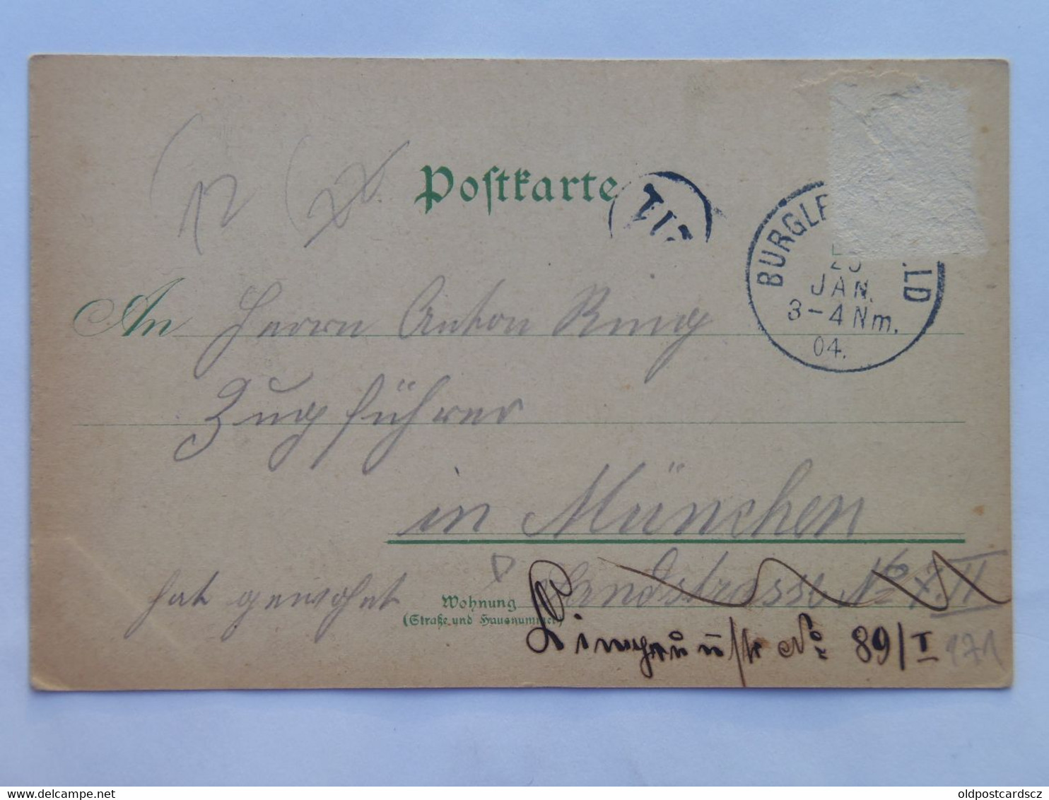 Germany 171 Burglengenfeld 1904 Pfalzerhof Gasthof Zur Post Inn - Schwandorf