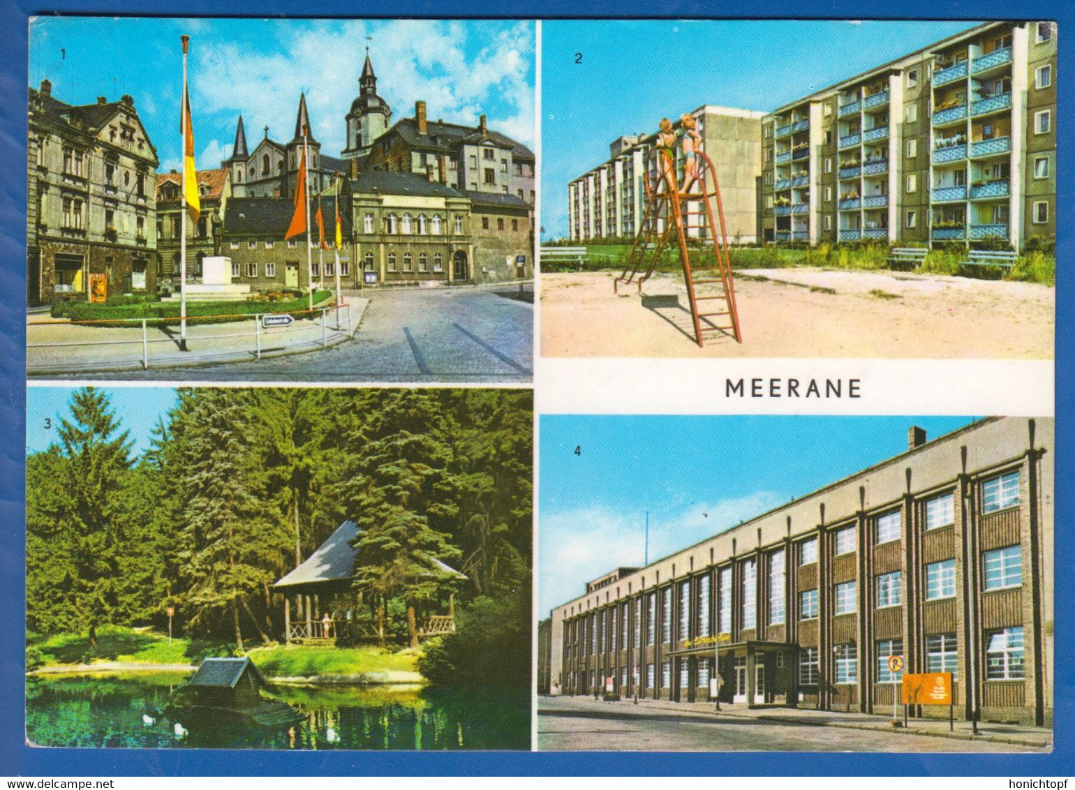 Deutschland; Meerane; Multibildkarte - Meerane