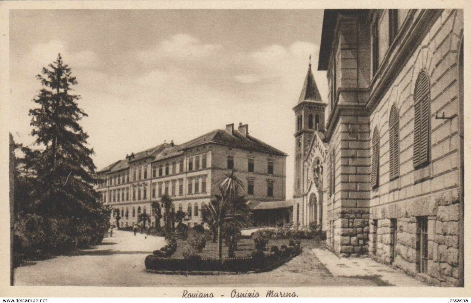 AK - Kroatien - Istrien - Rovigno (Rovinj) - Altes Spital Ospizio Marina - 1920 - Croazia