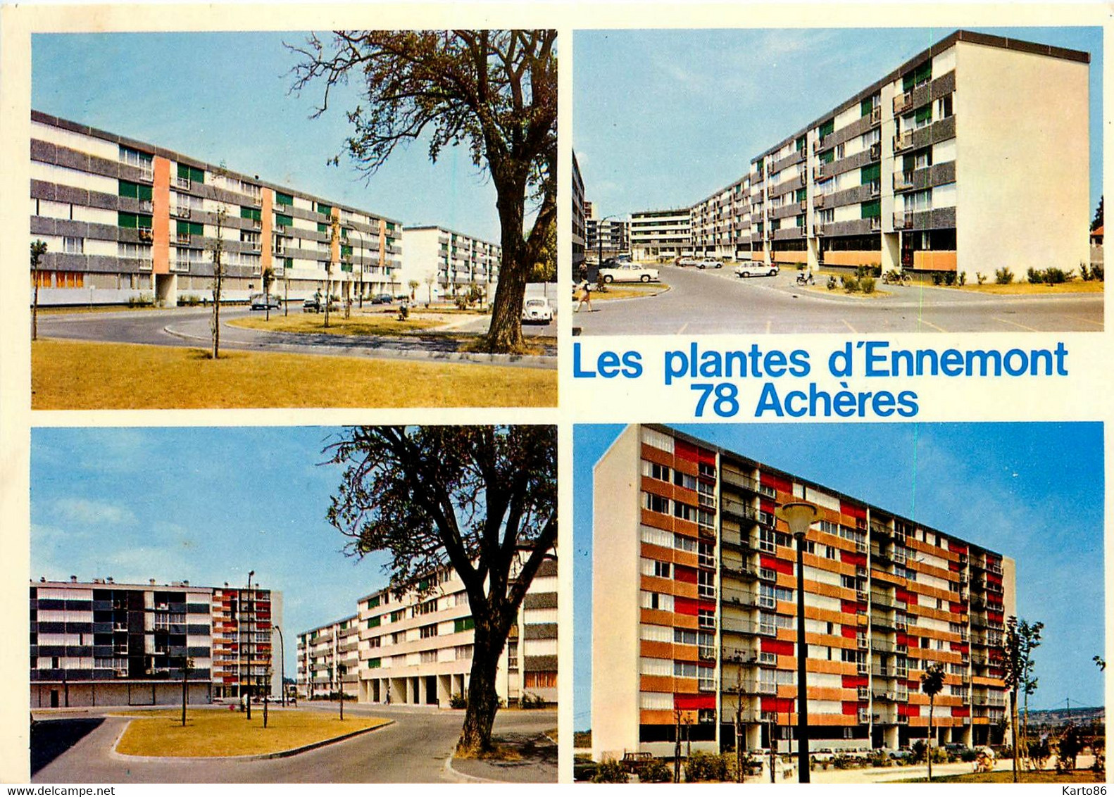 Achères * Les Plantes D'ennemont * Quartier HLM * Multivues - Acheres