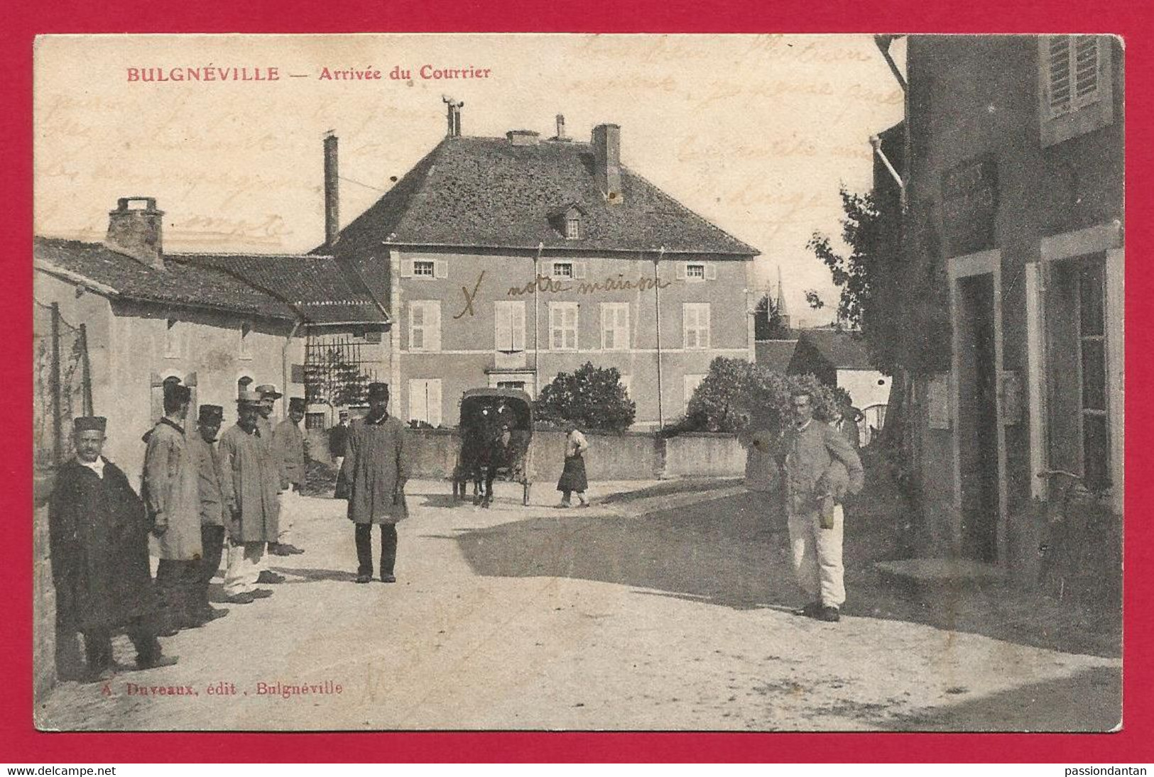 CPA Bulgnéville - Arrivée Du Courrier - Bulgneville