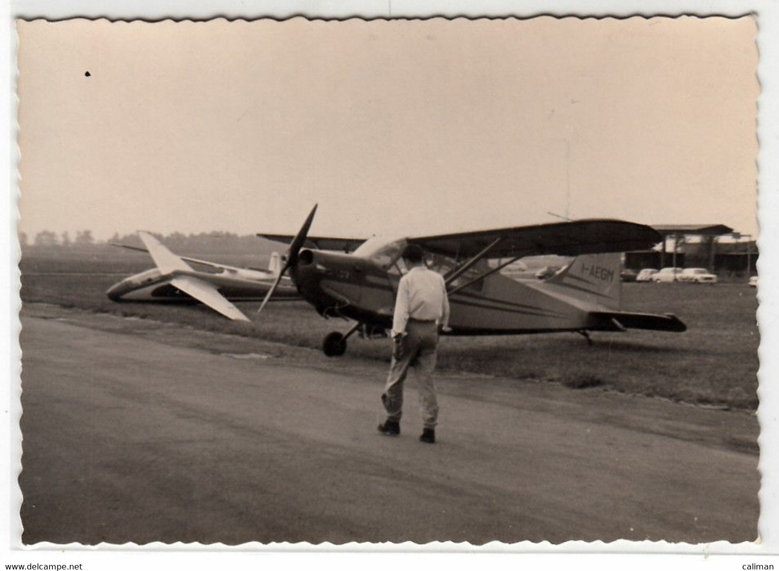 AEREO PLANE AIRCRAFT DA TURISMO NON IDENTIFICATO - FOTO ORIGINALE ANNI '60? - Aviación