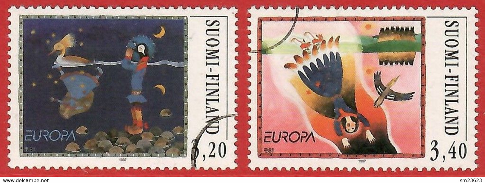 Finnland / Suomi Finland  1997 Mi.Nr. 1378 / 1379 , EUROPA CEPT Sagen Und Legenden - Gestempelt / Fine Used / (o) - Altri & Non Classificati