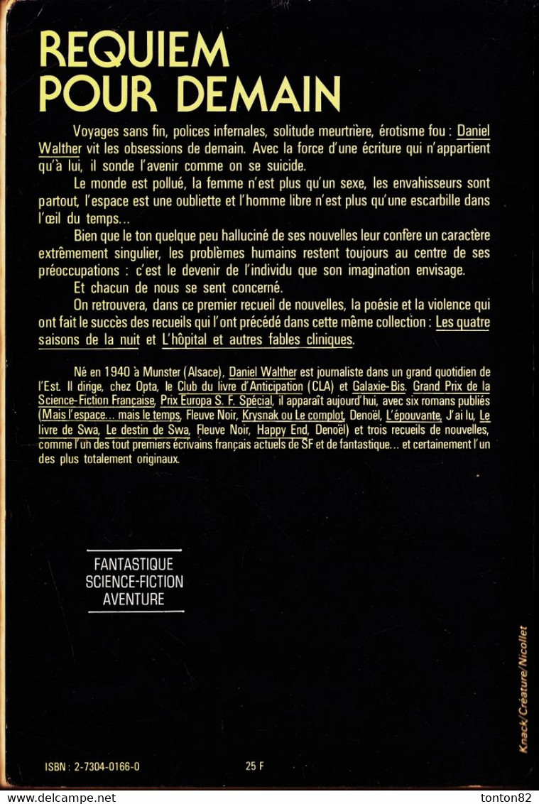 Daniel Walther - Requiem Pour Demain - Éditions NéO N° 55 - ( 1982 ) . - Neo