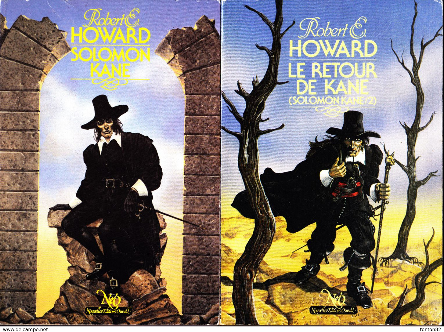 Robert Howard - Solomon Kane ( Tomes 1 & 2 ) - NéO N° 26 - 38 - ( 1983 ) - Inédit . - Neo