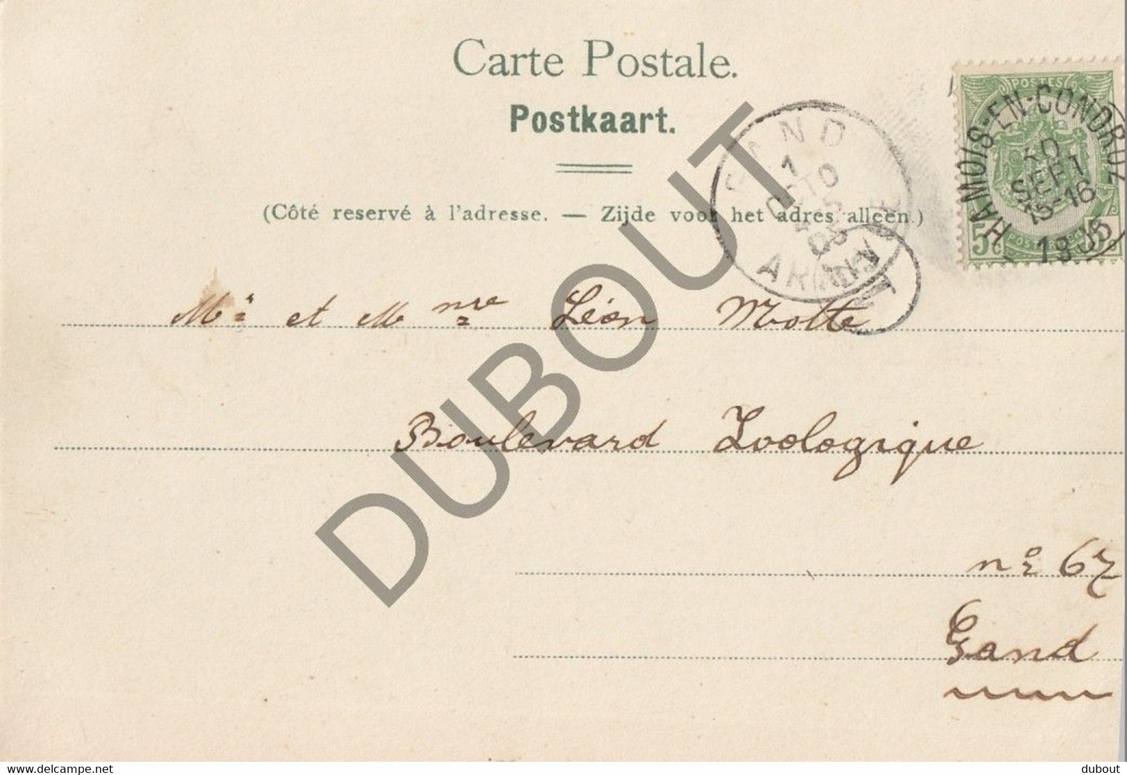 Postkaart-Carte Postale - Regio HAMOIS EN CONDROZ(?) - Château (B827) - Hamois