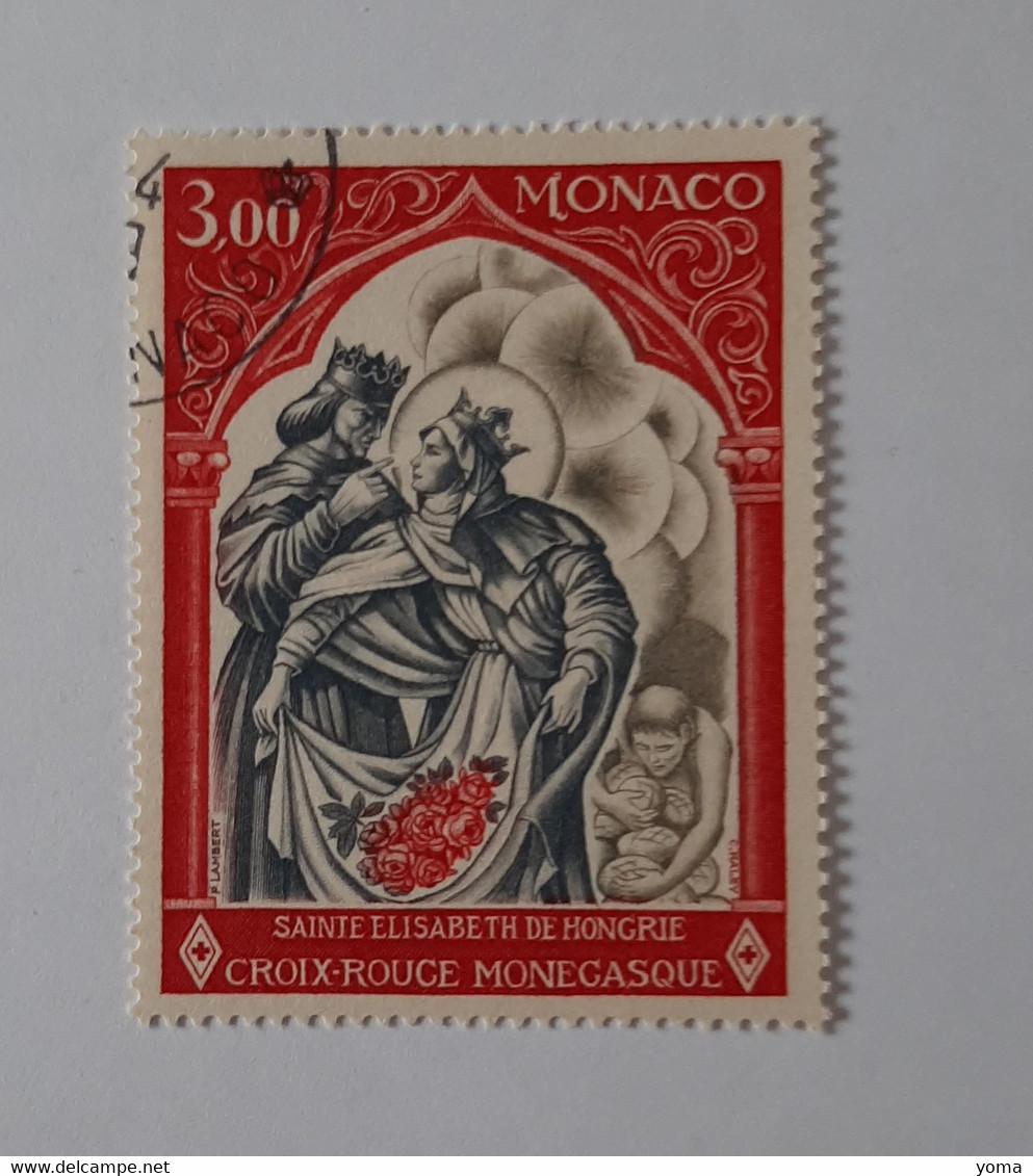N° 788       Croix-Rouge Monégasque  - Sainte Elisabeth De Hongrie - Usados