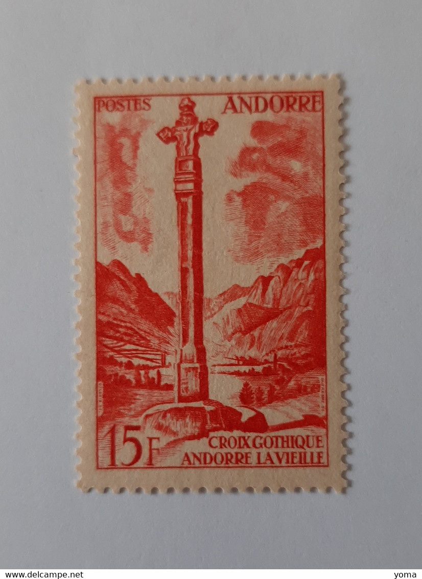 N° 146      Croix Gothique à Andorre-la-Vieille  -  15F - Unused Stamps