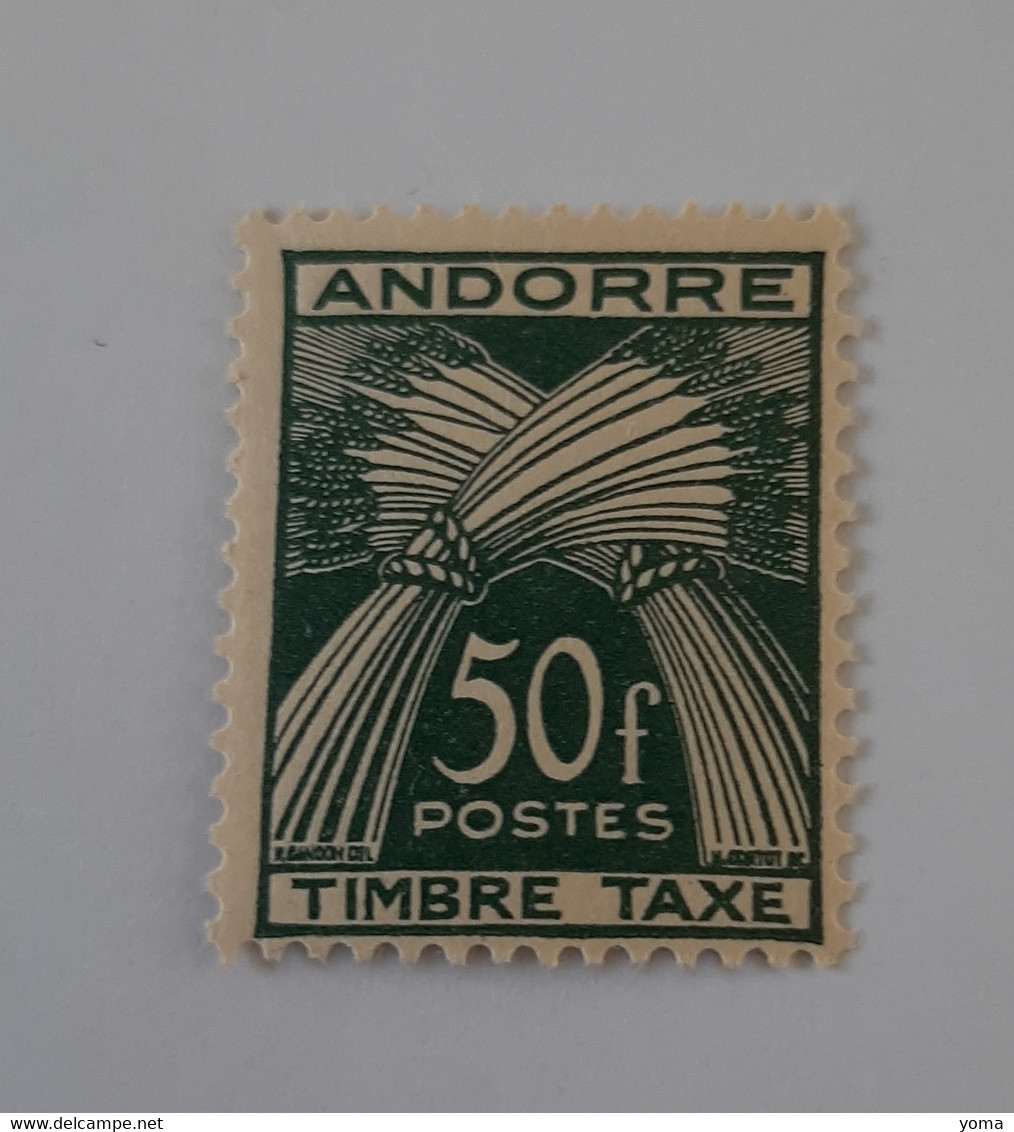 N° 40       Timbre-Taxe  50F  -  Neuf Sans Charnière - Unused Stamps