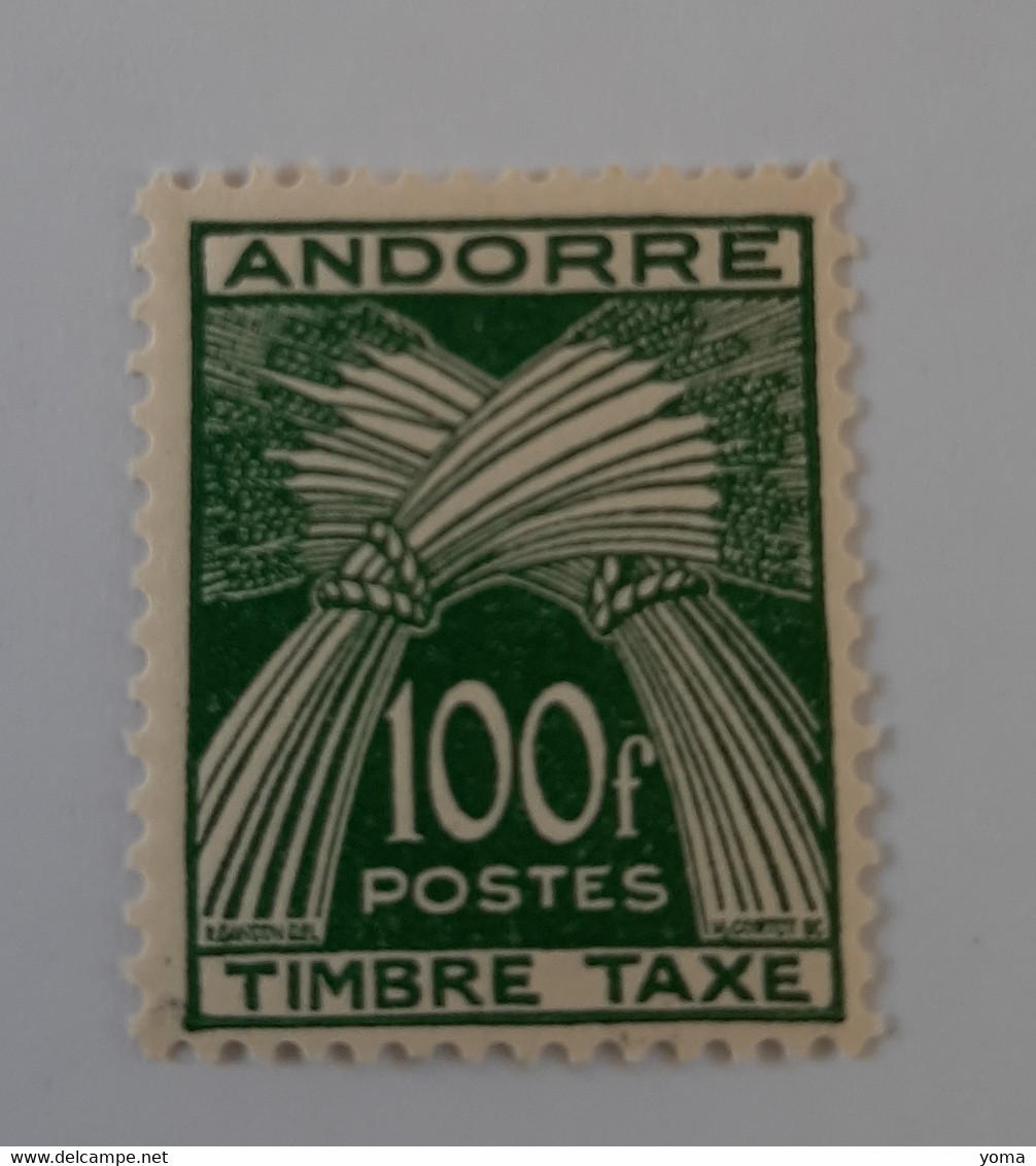 N° 41       Timbre-Taxe  100F  -  Neuf Sans Charnière - Ungebraucht
