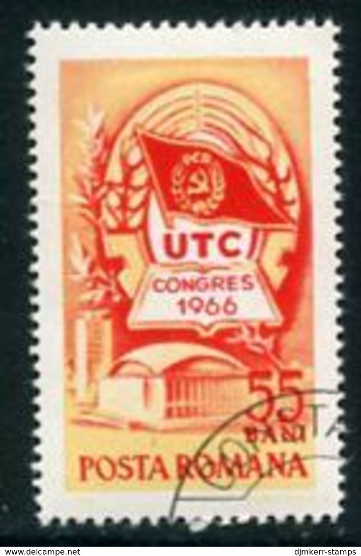 ROMANIA 1966 Youth Congress Used.  Michel 2486 - Gebraucht