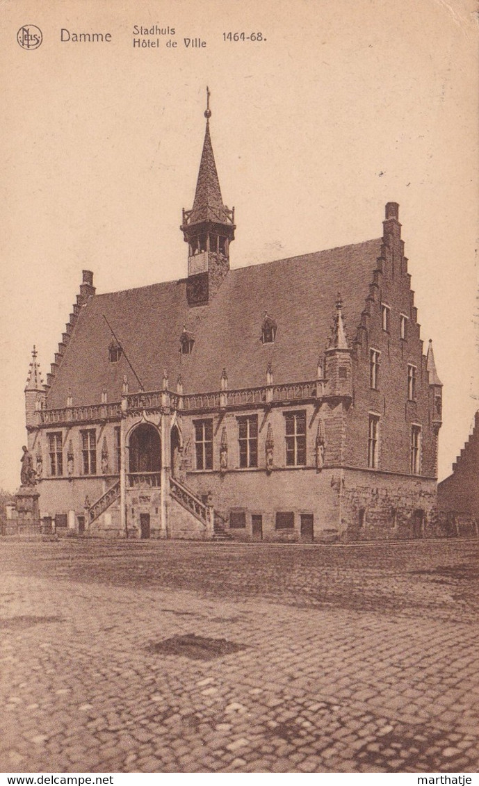 Damme - Stadhuis - Hôtel De Ville - 1464-68 - Damme