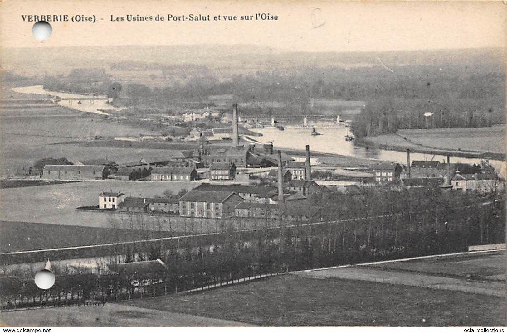 Verberie        60       Les Usines De Port-Salut   - Trous D'album -       (voir Scan) - Verberie