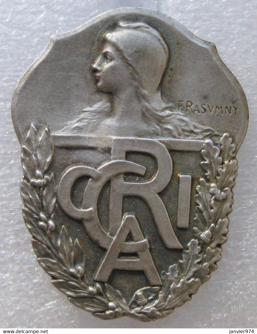 Médaille, Insigne, Pince à Billets.  C.C.R.I.A. Marianne, Par Rasumny , A. Duseaux & Ce. Paris - Professionals / Firms