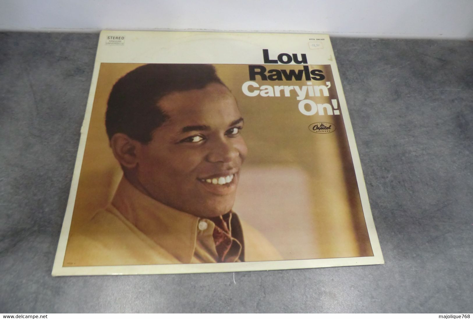 Disque De Lou Rawls - Carryin' On! - STTX 340.525 -  France Sortie: 1966 - Soul - R&B