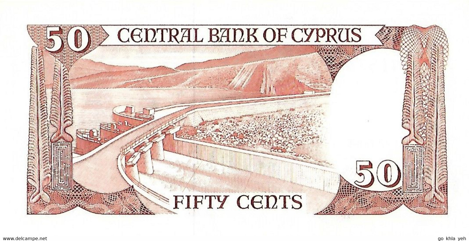 CHYPRE 1983 50 Cent - P.49a Neuf UNC - Cyprus