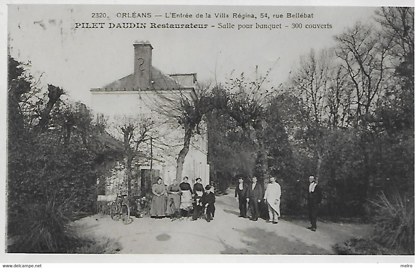 CPA - (45) -  ORLEANS -  L'Entrée De La Ville Régina- RESTAURANT PILET DAUDIN Salle Pour Banquet 300 Couverts- - Sonstige & Ohne Zuordnung