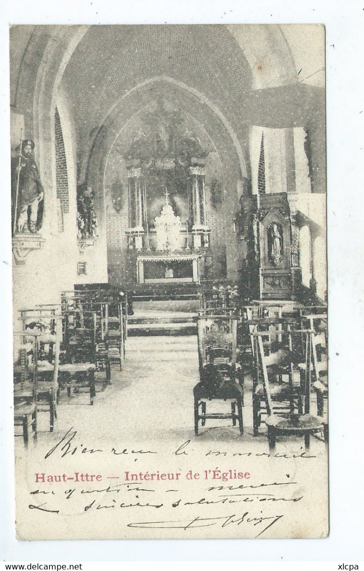 Haut Ittre Intérieur De L'Eglise - Ittre