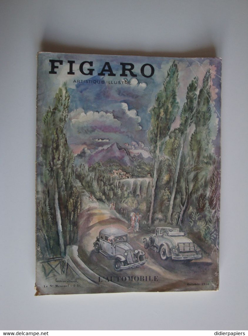 Le Figaro Artistique Illustré L'Automobile,le Tourisme,la Femme Et L'automobile,l'auto En Afrique,Bugatti,Century Huit - Andere & Zonder Classificatie