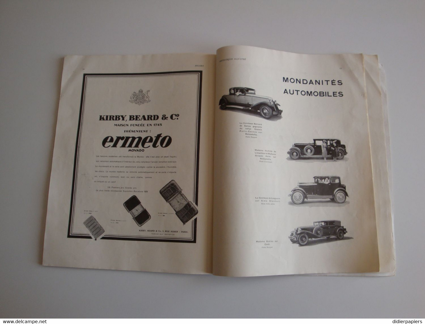 Le Figaro artistique illustré L'Automobile,le tourisme,la femme et l'automobile,l'auto en Afrique,Bugatti,Century Huit