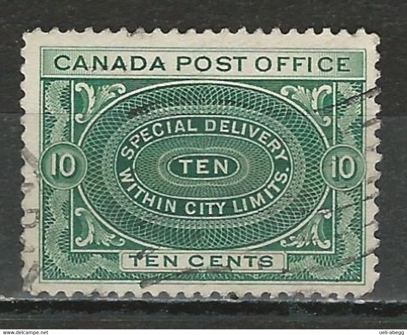 Canada SG S1, Sc E1, Mi 73a O - Exprès