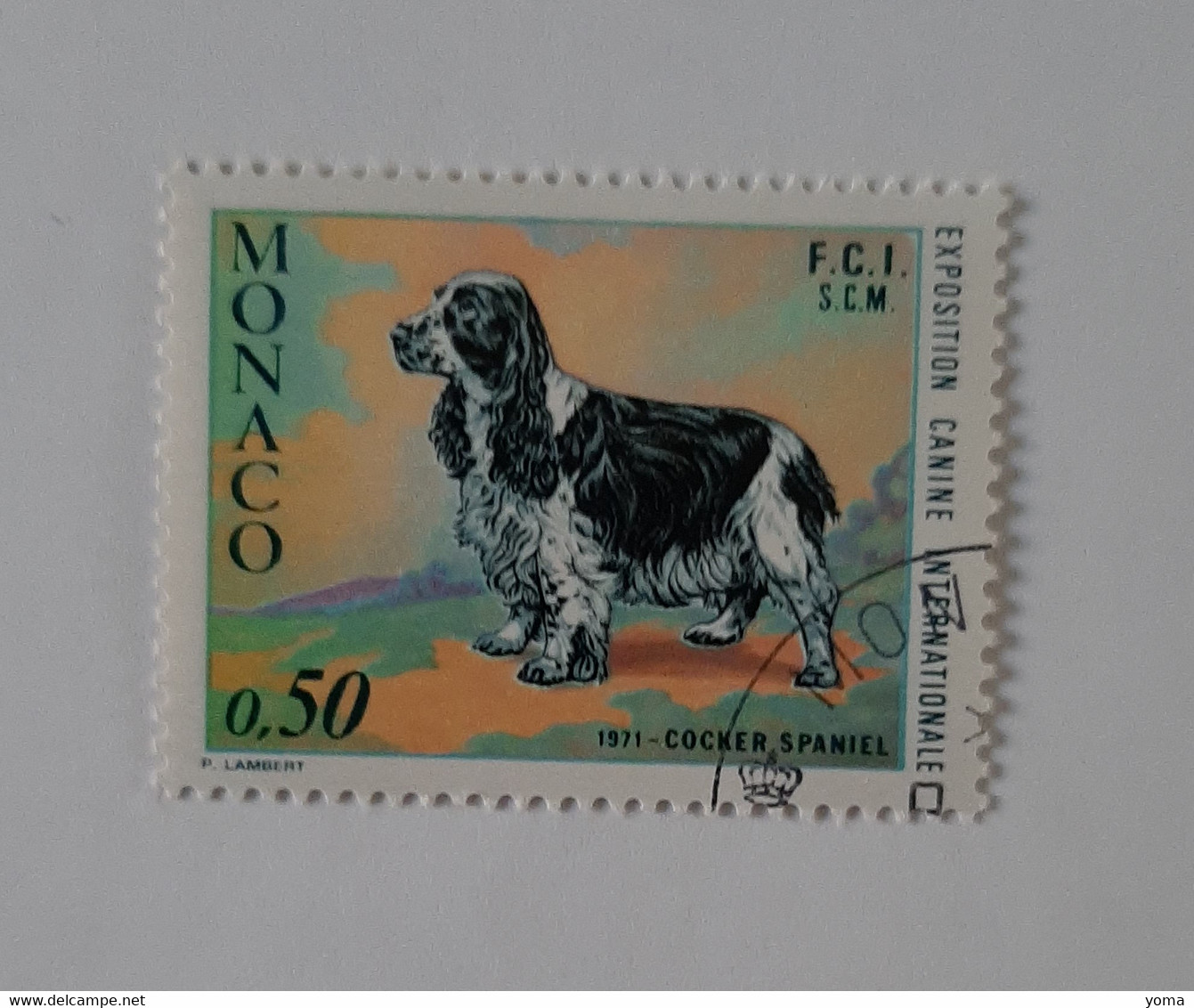 N° 862       Cocker Spaniel 1971 - Used Stamps