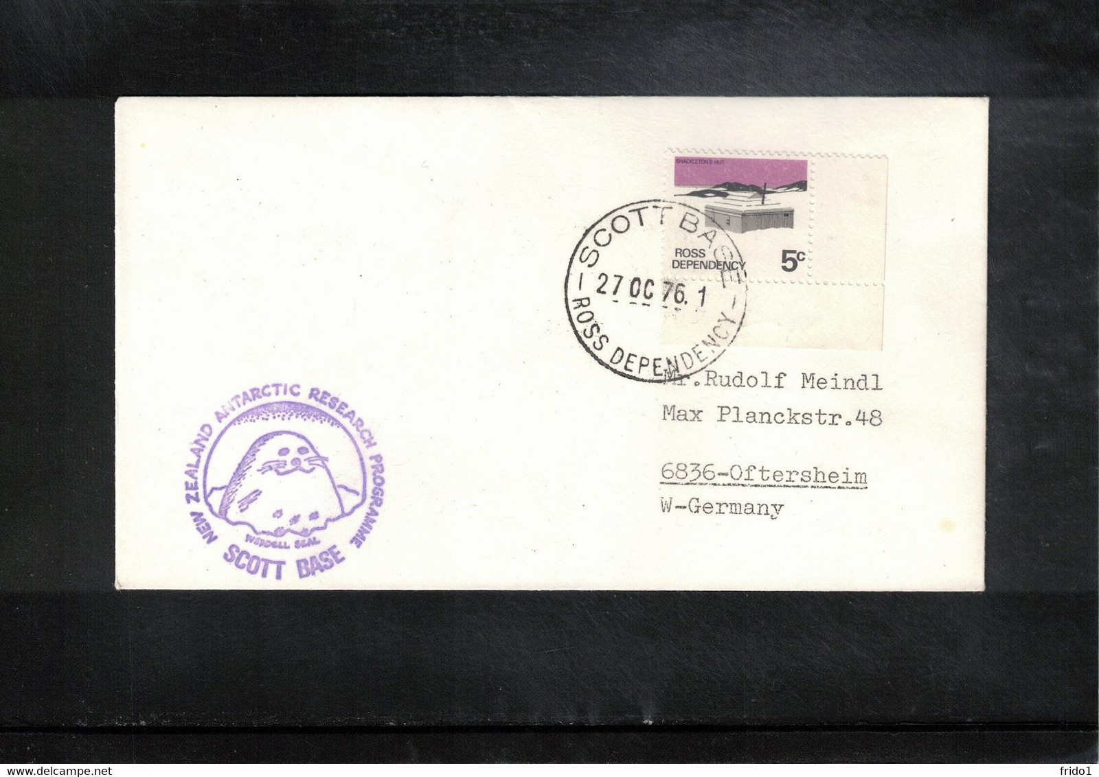 Ross Dependency 1976 Antarctica Scott Base Interesting Letter - Covers & Documents