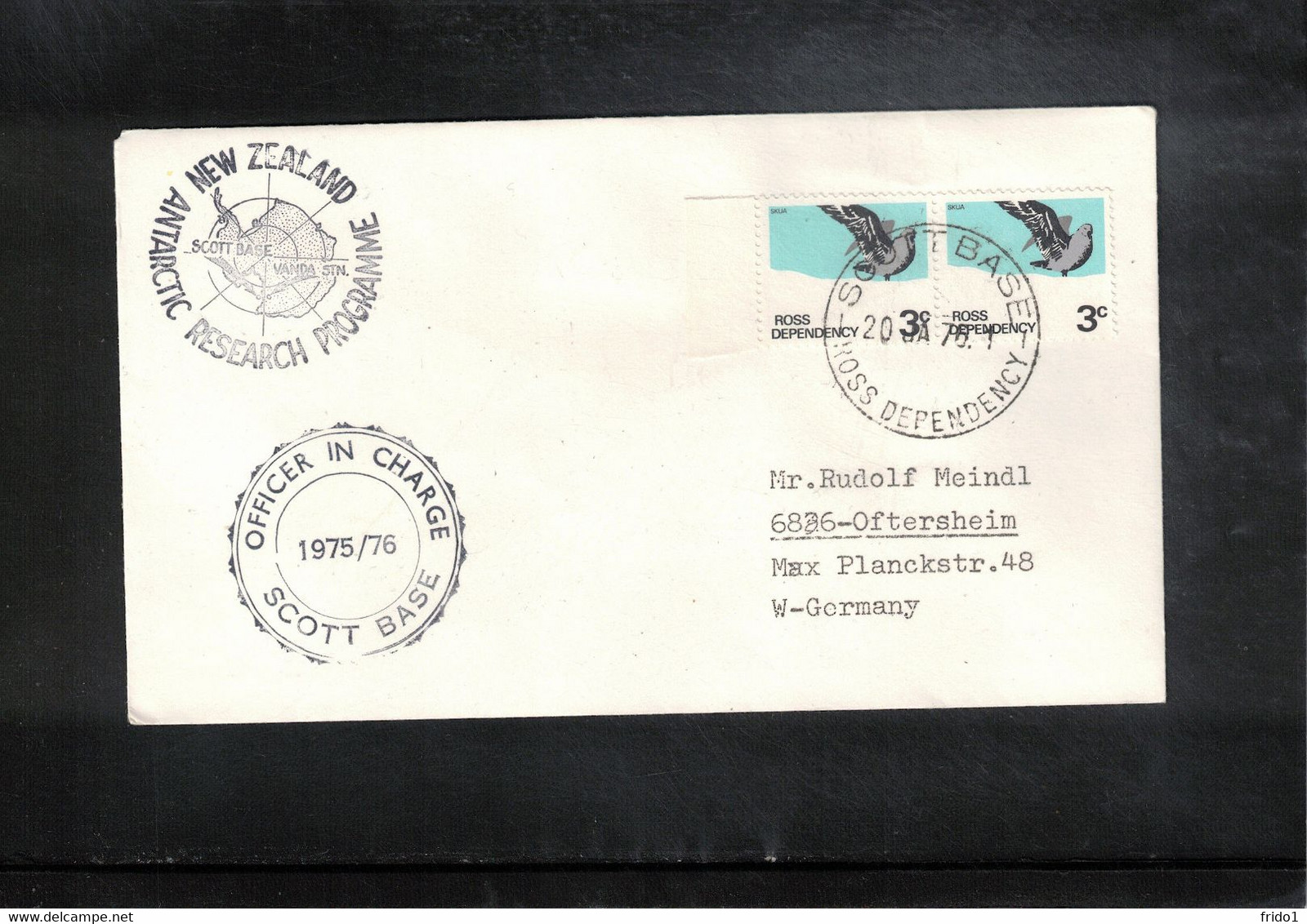 Ross Dependency 1976 Antarctica Scott Base Interesting Letter - Storia Postale