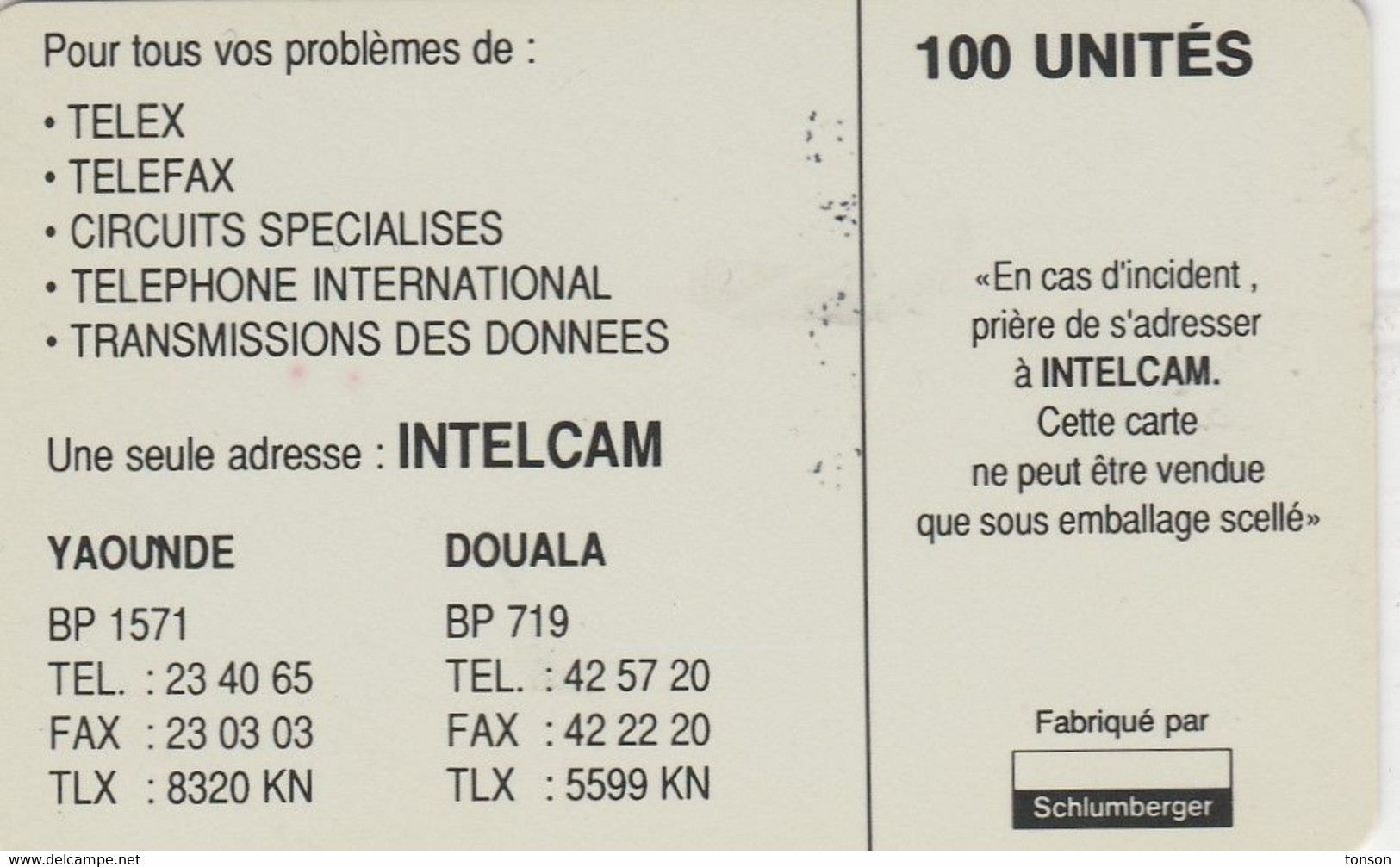 Cameroon,  CAM-31, Logo Smaller Arrow - Gray, 2 Scans.  Chip SC7, Without Logo Moreno And No CN - Cameroon