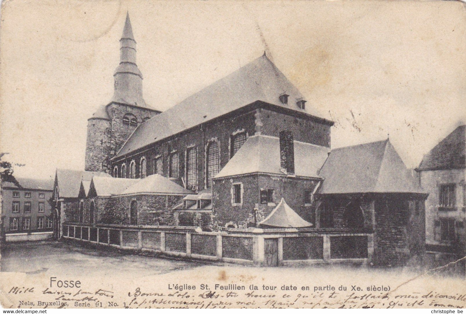 Fosse, L'Eglise St Feuillien, Namur (pk73817) - Fosses-la-Ville