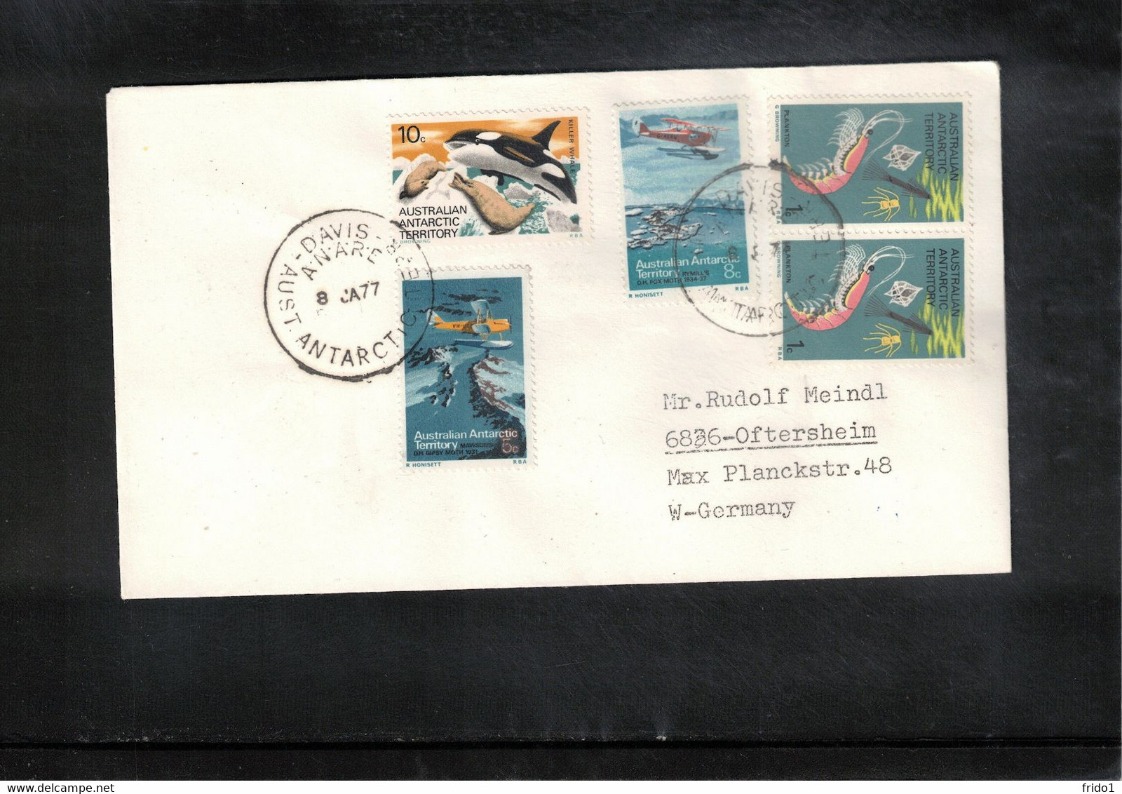 Australian Antarctic Territory 1977 Base Davis Interesting Letter - Other & Unclassified