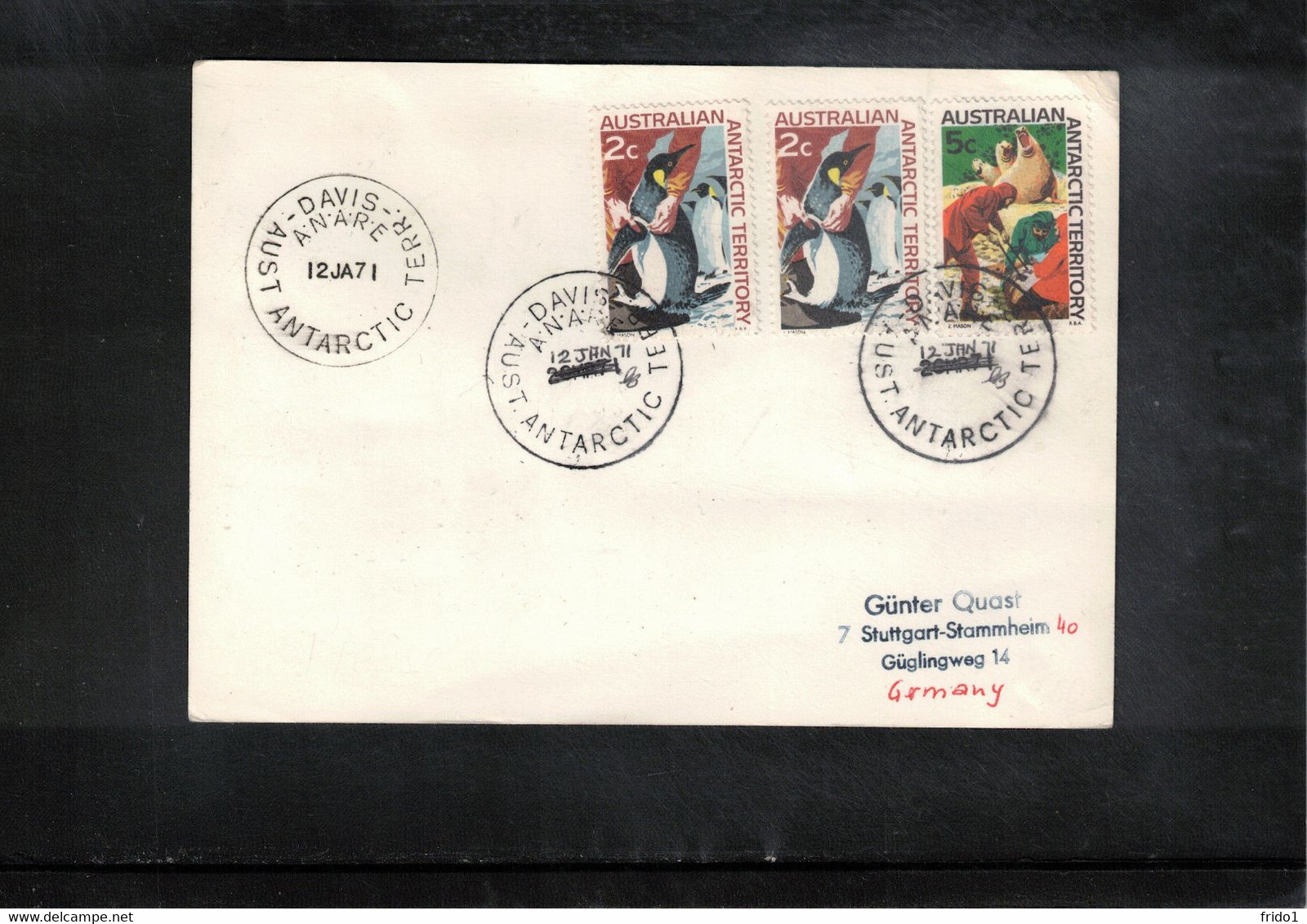 Australian Antarctic Territory 1971 Base Davis Interesting Letter - Altri & Non Classificati